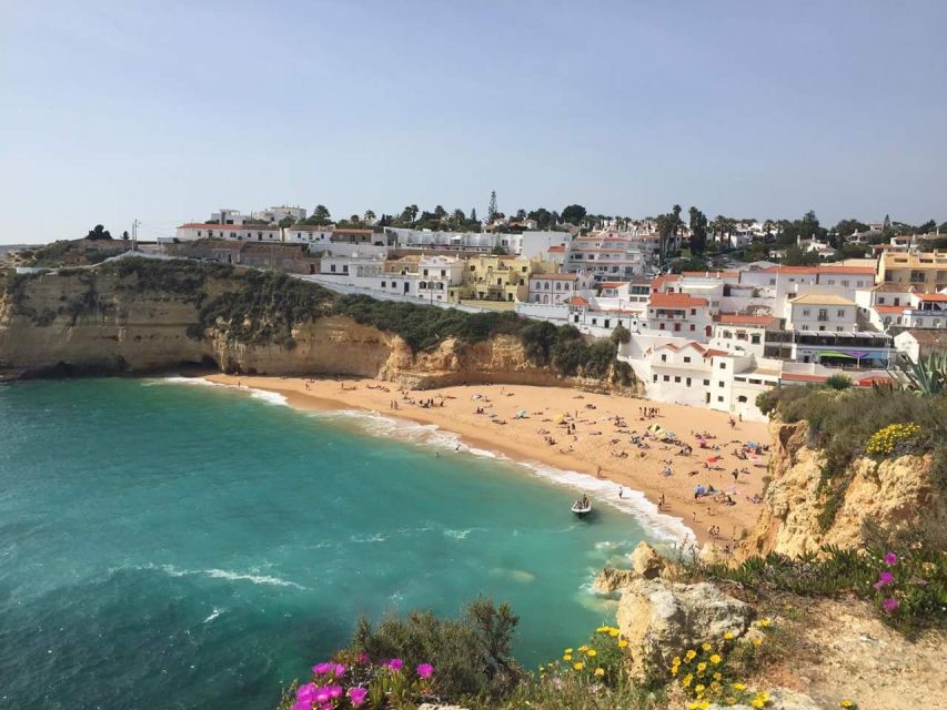 From Carvoeiro: Benagil Caves and Praia da Marinha Boat Trip - The optional swim stop in clear water