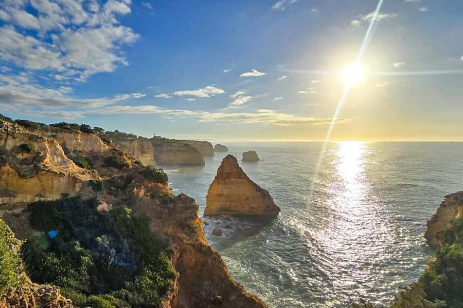 From Faro: 7 Valleys Hiking, Benagil Cave, & Snorkeling Tour - Key points at a glance