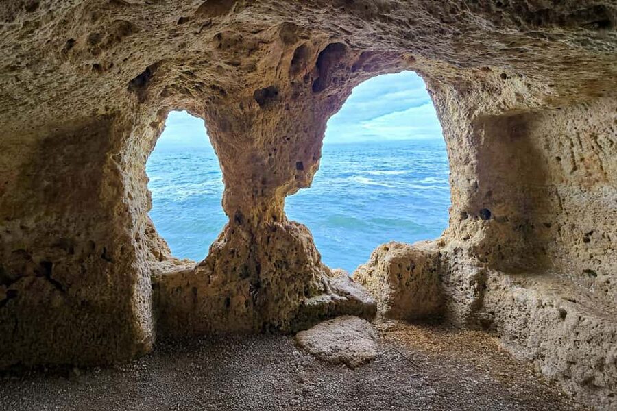 From Faro: 7 Valleys Hiking, Benagil Cave, & Snorkeling Tour - Seeing 16-million-year-old Benagil Cave from the top