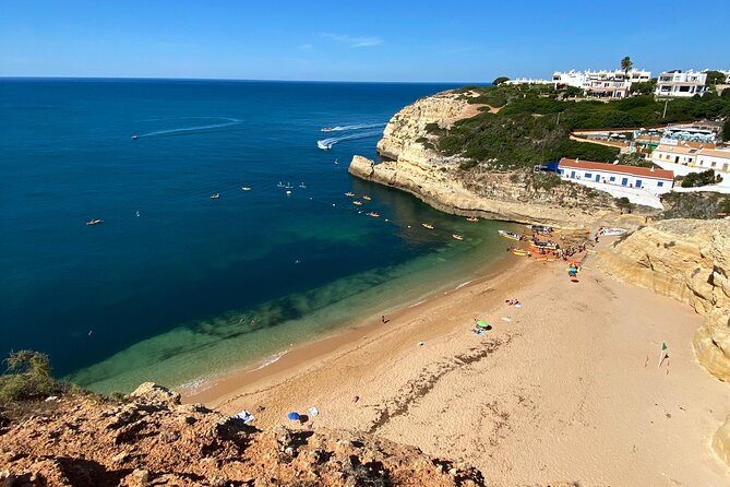 From Faro : Benagil, Algar Seco, 7 Hanging Valleys & Navy - Three Algarve icons in one long day
