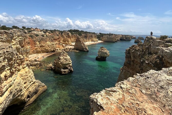 From Faro : Benagil, Algar Seco, 7 Hanging Valleys & Navy - Algar Seco, natural pools, and the optional cliff jump