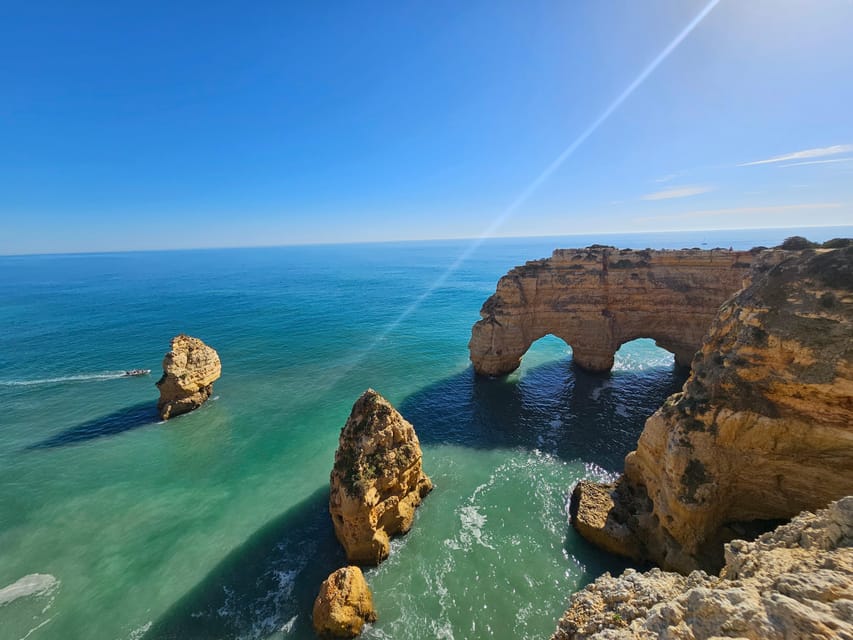 From Faro: Benagil Cave, Marinha Beach, Algar Seco & More - Algar Seco and Boneca Cave: the best first walk