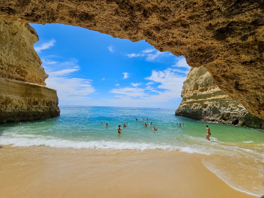 From Faro: Benagil Cave, Marinha Beach, Algar Seco & More - Benagil from above, not from the water