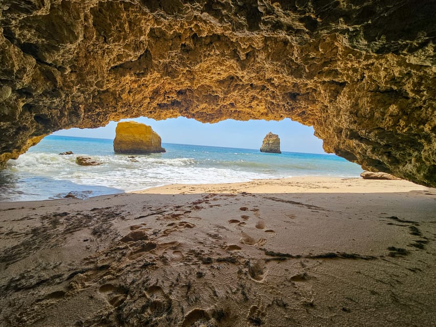 From Faro: Benagil Cave, Marinha Beach, Algar Seco & More - The walk toward Marinha Beach