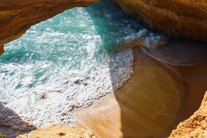 From Faro: Benagil Cave, Marinha & Carvoeiro [Full-Day Tour] - Algar Seco’s Caves, Windows, and Pools