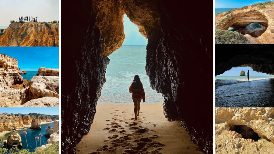 From Faro: Benagil, Marinha, 7 Valleys, and Algar Seco Tour - Boneca’s Cave and the final swim