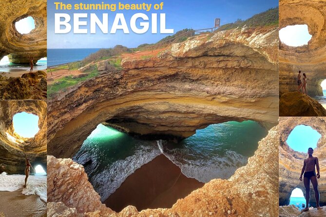 From Faro: Benagil, Marinha Beach, 7 Hanging Valleys, Algar Seco - Praia da Marinha gives you room to breathe