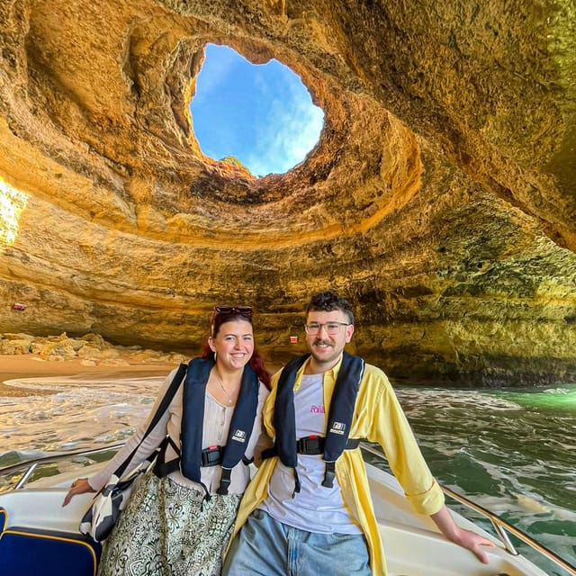 From Faro: Boat trip to Benagil Cave & Praia da Marinha - At a glance