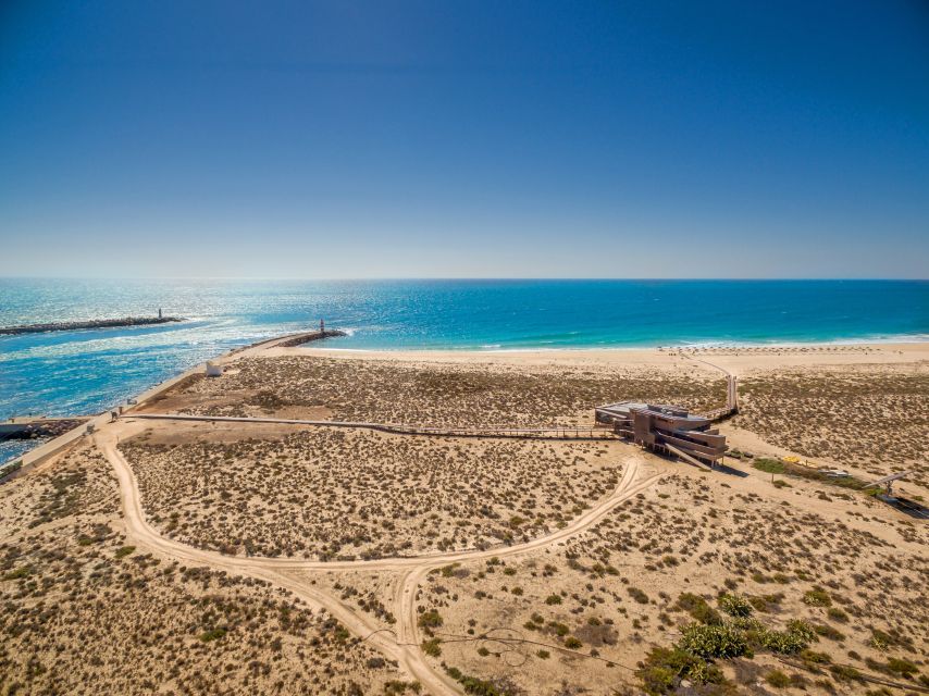 From Faro: Catamaran Boat Trip to Deserta Island with Stop - Free time on a beach with very little built around it