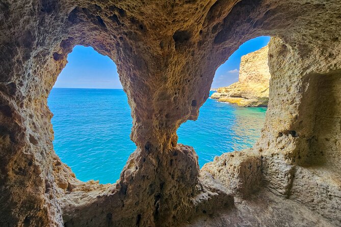 From Faro: Visit Benagil Cave, Marinha Beach, Algar Seco & More - Algar Seco starts the walking day