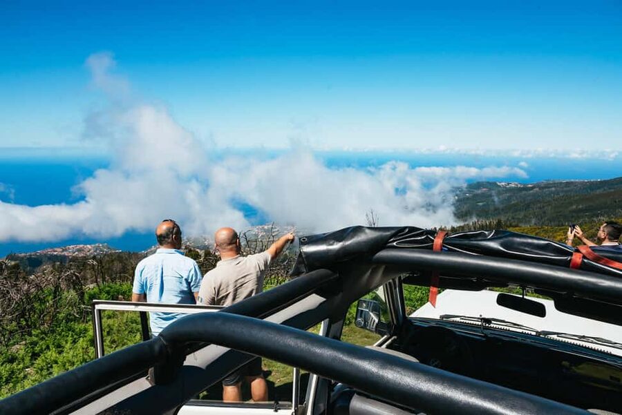 From Funchal: Porto Moniz and Seixal Day Tour by Jeep - Cabo Girão and the 580-meter drop