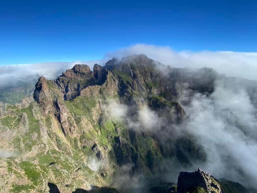 From Funchal: Transfer to Pico do Arieiro & Pico Ruivo Trail - Starting high at Pico do Arieiro