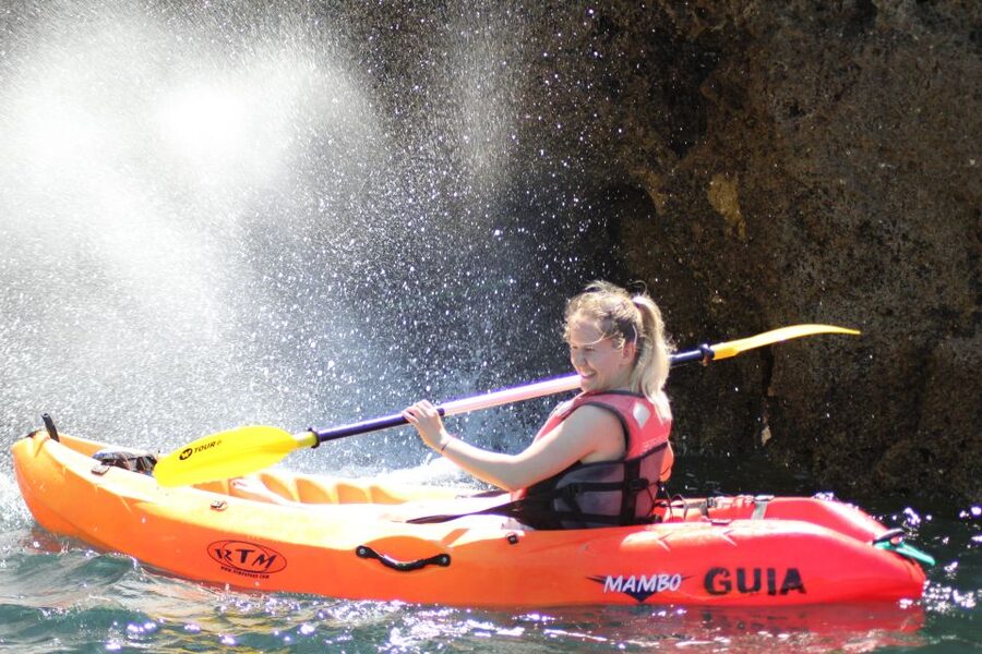 From Lagos: Algarve Coast and Caves by Kayak - Paddling along the Algarve cliffs