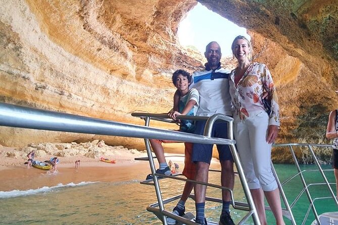 From Lagos: Benagil Caves Cruise on a Catamaran - A short Atlantic swim after the caves