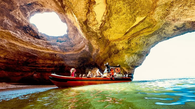 From Lagos: Benagil Caves Speedboat Adventure - Leaving Lagos Marina for the open sea