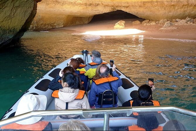 From Lagos: Benagil Caves Tour by Speed Boat with Guide - The Algarve coast from water level