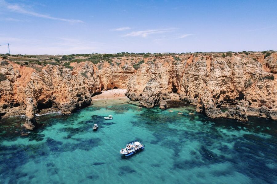 From Lagos: Kayak Experience in Ponta da Piedade - Entering the caves and passing beneath the arches