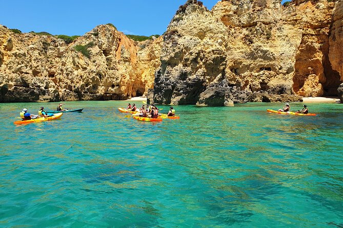 From Lagos: Kayak Tour of Ponta da Piedade Caves on Catamaran - What the $48.37 price gets you