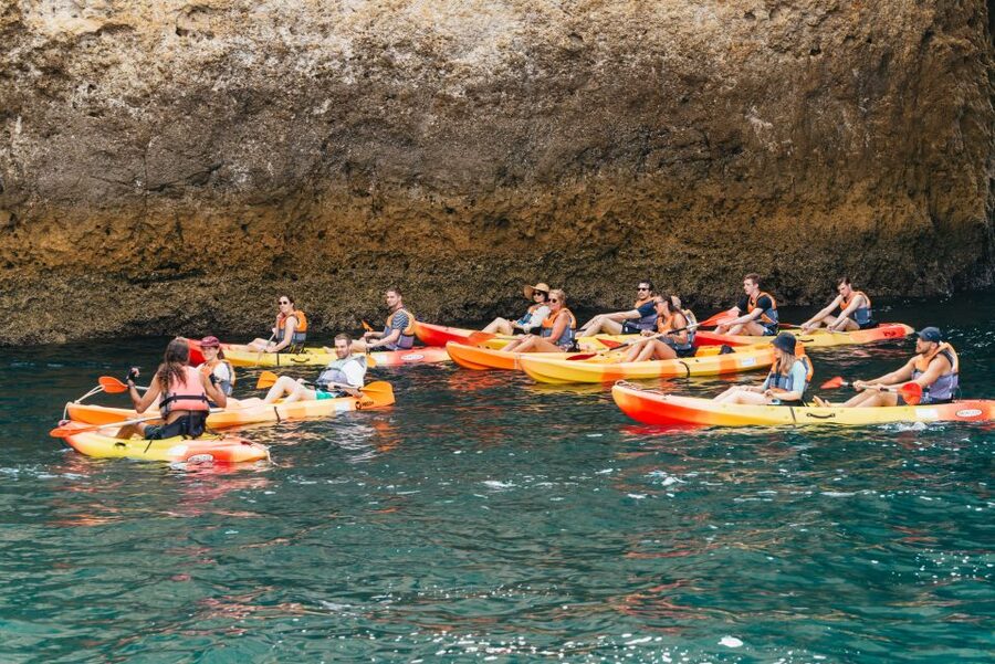 From Lagos: Kayaking and Boat Cave Explorer Tour - What the rock formations look like up close