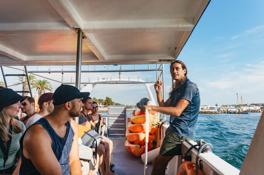 From Lagos: Kayaking and Boat Cave Explorer Tour - The swim stop and ride back
