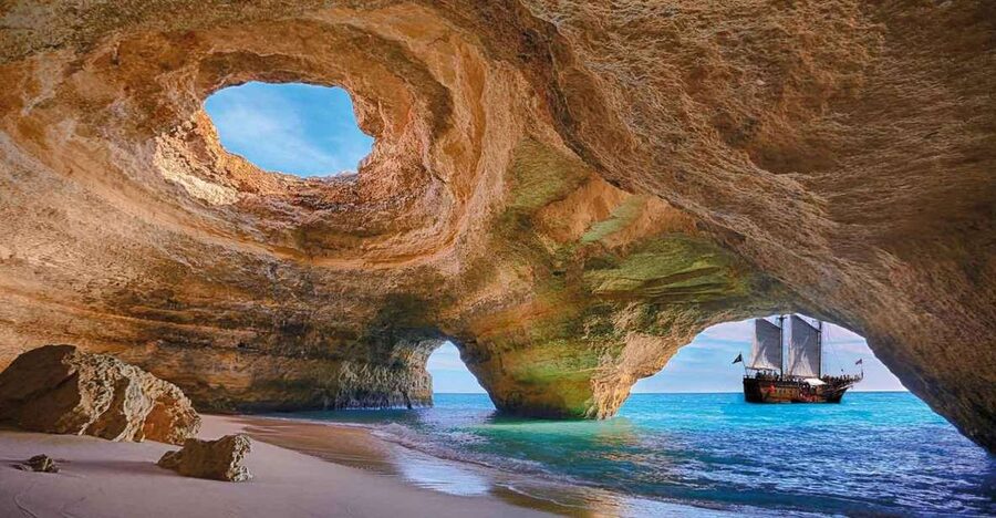 From Lisbon: Algarve, Benagil Sea Cave & Lagos Full-Day Tour - Algar Seco and Boneca Cave: the day’s best coastal walk