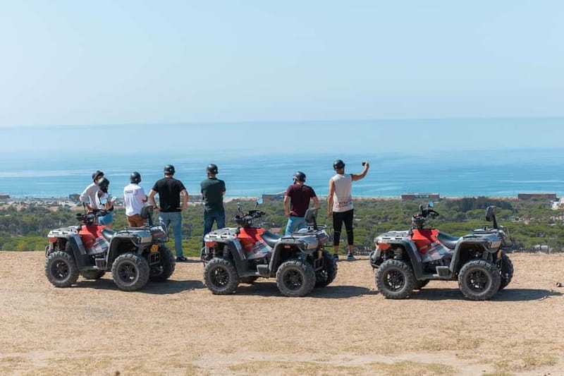 From Lisbon: Atlantic Coast Guided Quad Bike Tour - Costa da Caparica’s cliffs and wide coastal views