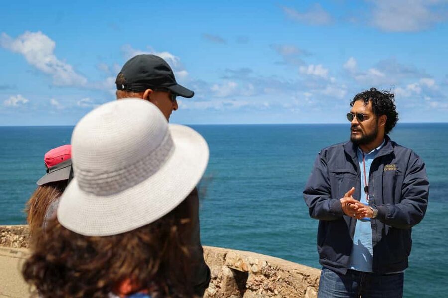From Lisbon: Fátima, Óbidos, and Nazaré Small Group Day Tour - Nazaré from the Sítio cliffs