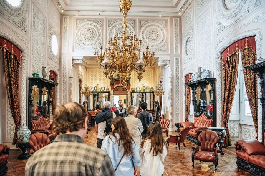From Lisbon: Sintra Tour - Pena, Regaleira & Monserrate - Lunch and free time in Sintra’s historic center