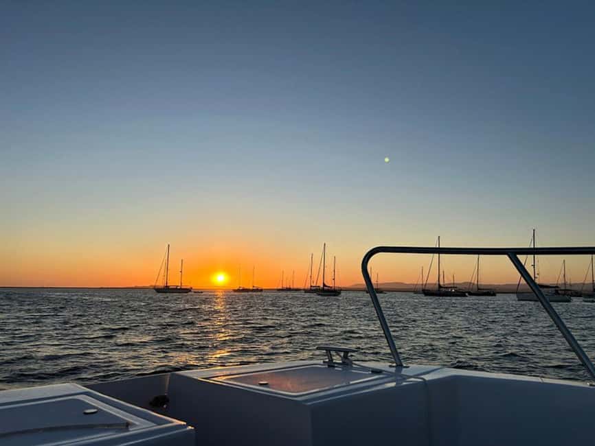 From Olhão: Ria Formosa Sunset Island Tour - Sunset on the return to Olhão