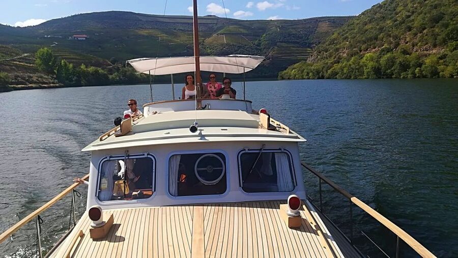 From Pinhão: Private Yacht Cruise along the Douro River - A Yacht Built for Sun and Wind