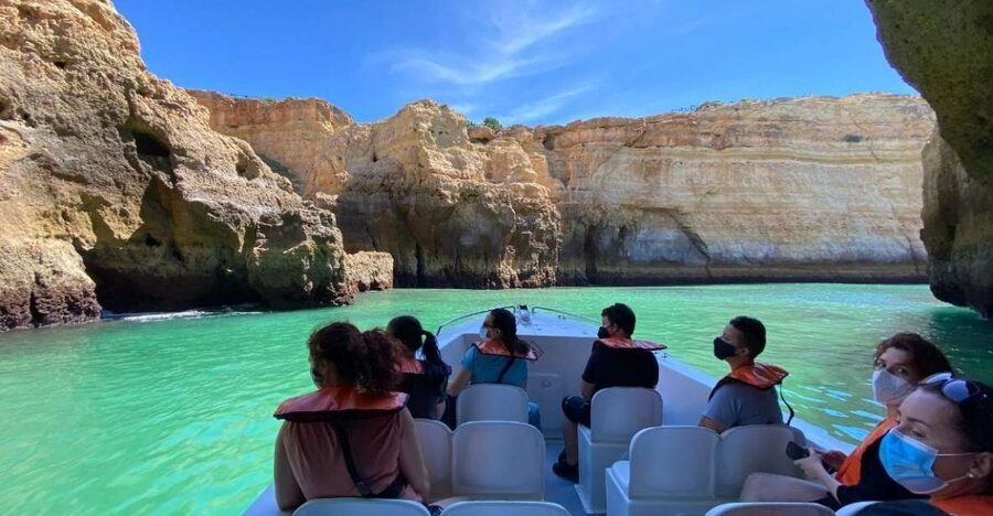 From Portimão: Algar de Benagil and Sea Caves Boat Tour - From São João do Arade Castle to Carvoeiro