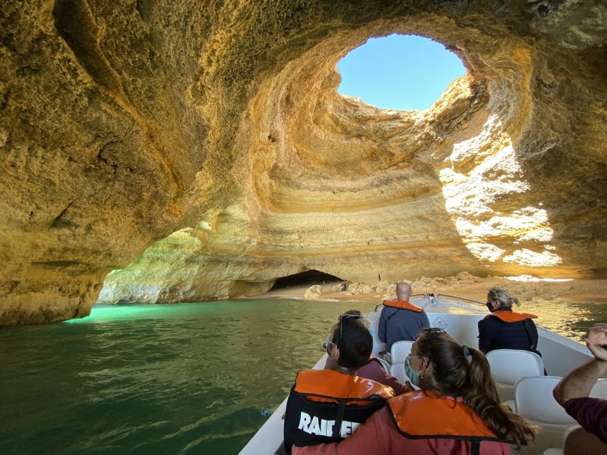 From Portimão: Algar de Benagil and Sea Caves Boat Tour - What the boat ride feels like