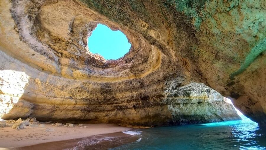 From Portimão: Algar de Benagil and Sea Caves Boat Tour - The swim stop: worthwhile but not for everyone