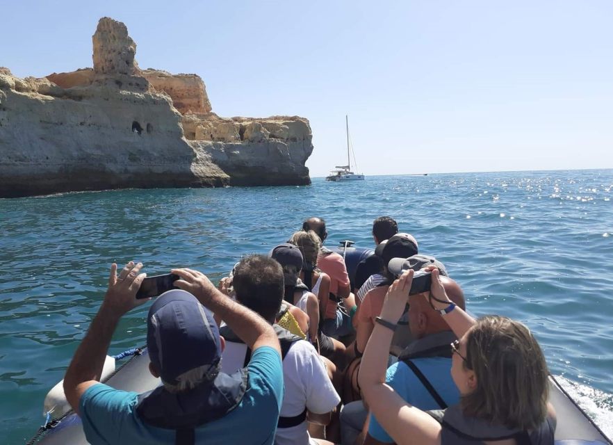 From Portimao: Benagil Cave and Marinha Beach Boat Tour - Benagil Cave from several angles