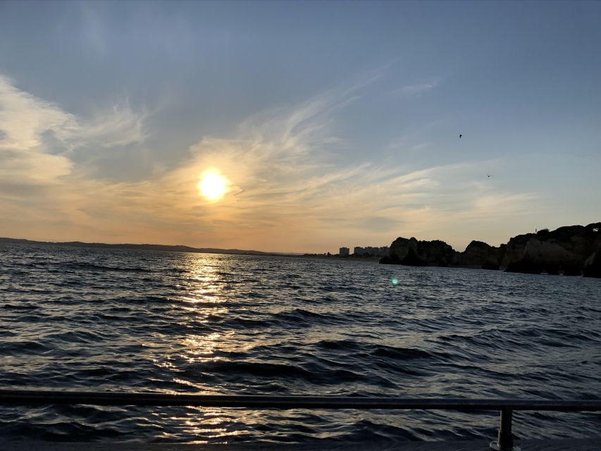 From Portimão: Sunset Boat Trip with Wine - Leaving Portimão Marina as the afternoon fades