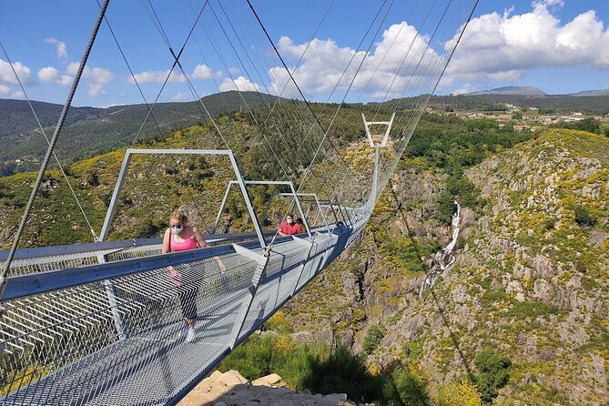 From Porto: Aveiro, Paiva Walkways, Suspension Bridge and Lunch - Arouca lunch with vinho verde