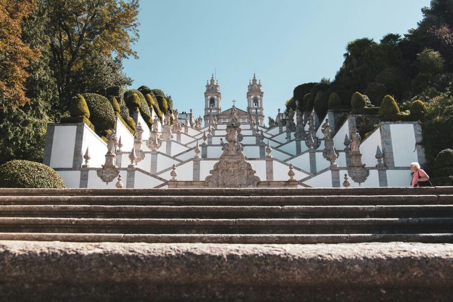 From Porto: Braga & Guimarães with Lunch Small Group Tour - Bom Jesus do Monte and its long ceremonial staircase