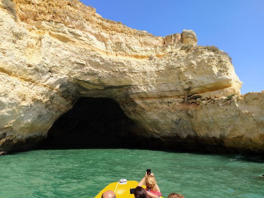 From Vilamoura: 2.5-Hour Benagil Cave and Dolphins Boat Tour - From Vilamoura Marina to the Algarve cliffs