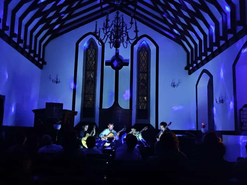 Funchal: Funchal Guitar Quartet in Concert - Inside Funchal’s Presbyterian Church