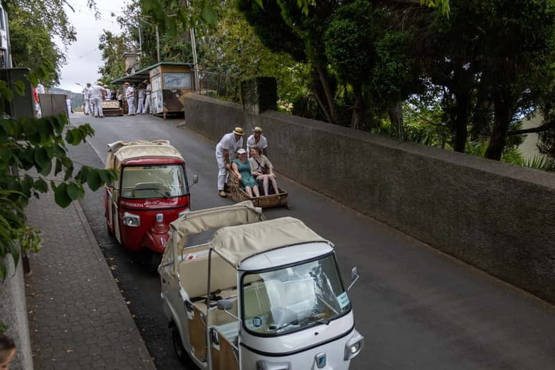 Funchal: Guided Tuk Tuk Tour to Toboggan Rides & Old Town - Seeing Funchal’s Old Town from an open-air seat