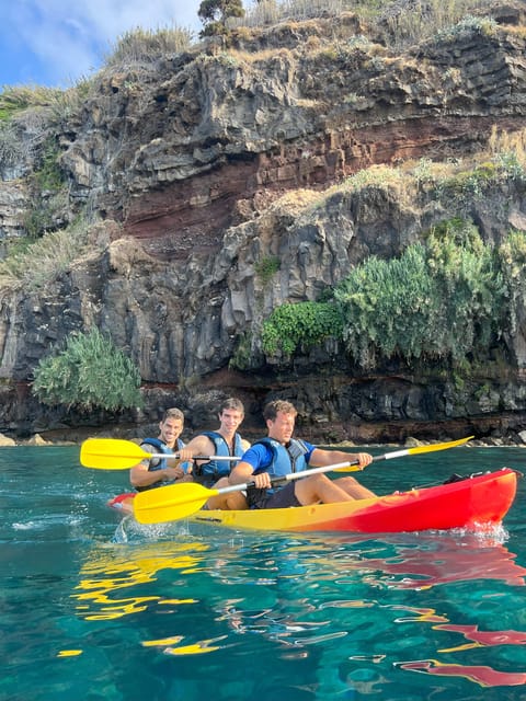 Funchal: Kayak & Snorkeling in Garajau Nature Reserve - Snorkeling, swimming, and the optional cliff jump