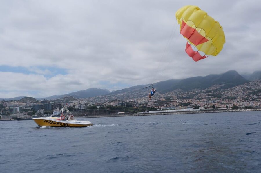 Funchal: Parasailing Tour on the Coast of Madeira Island - Taking off from Funchal’s Pier 8