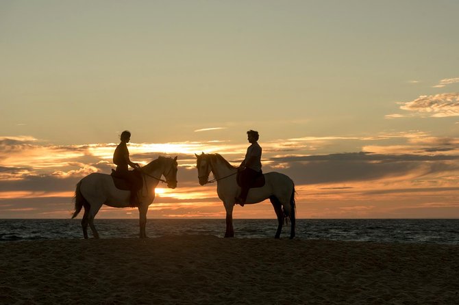 Horse Riding on the Beach - Passing the Melides freshwater lagoon