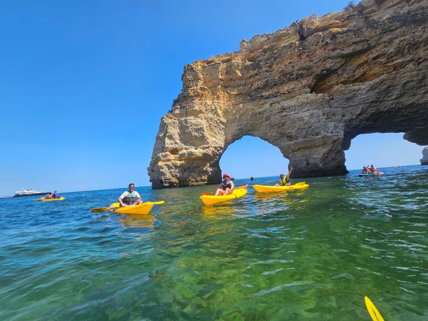 Lagoa: Benagil Cave and Marinha Beach Guided Kayaking Tour - How the weather can reshape the trip