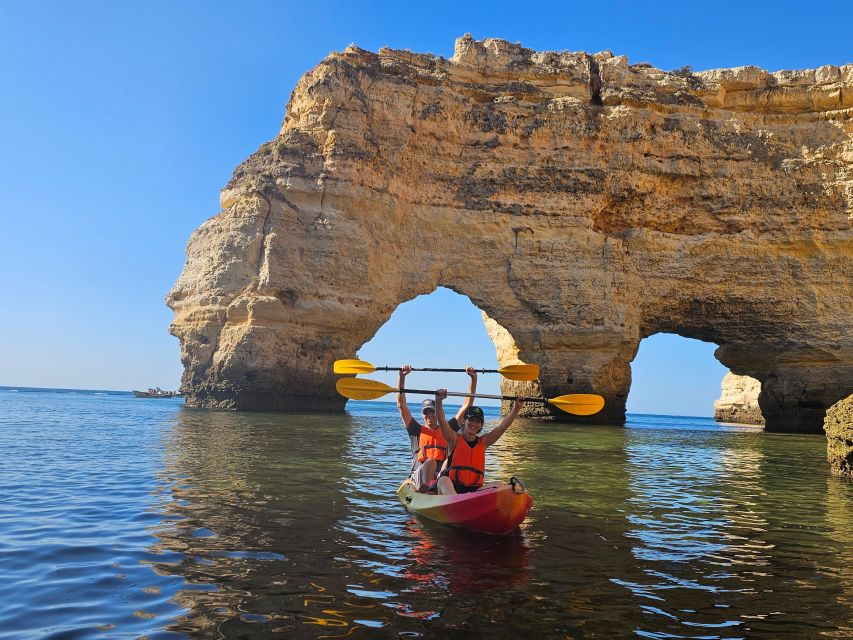 Lagoa: Benagil Cave and Marinha Beach Guided Kayaking Tour - Who should book this kayak tour?
