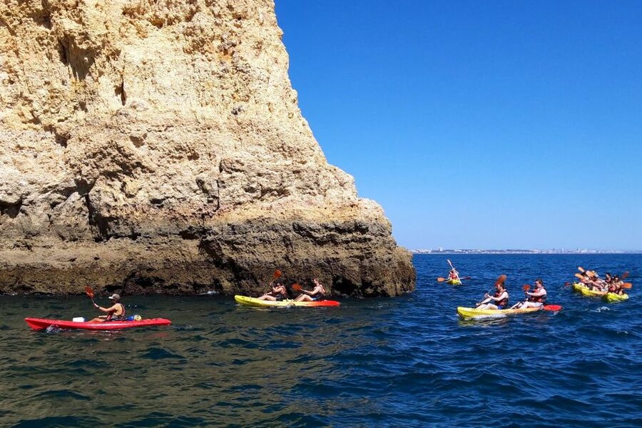 Lagos: Guided Kayak Tour - Starting at Praia de Batata