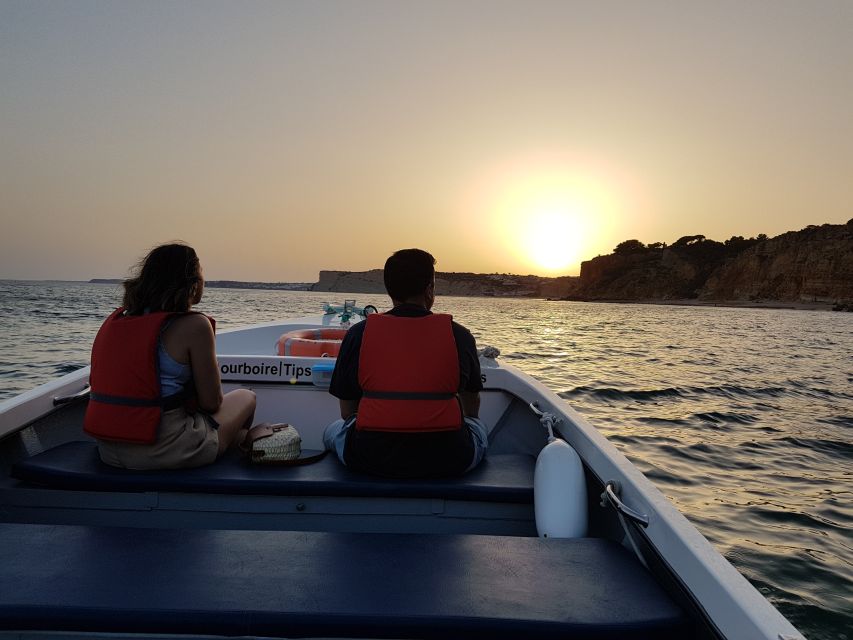 Lagos: Guided Ponta da Piedade Sunset Boat Tour - Inside the Siamese Twins and Arch of Triumph