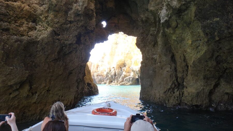 Lagos: Ponta da Piedade Cave and Coastal Tour - Swimming and snorkeling from the main boat