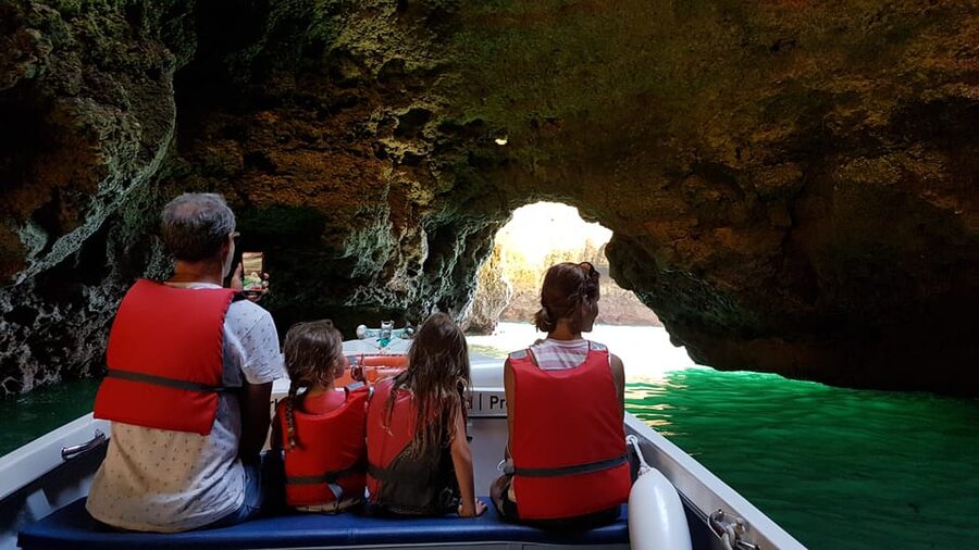 Lagos: Ponta da Piedade Grotto 1-Hour Tour with Local Guide - What the ride feels like for families and older visitors