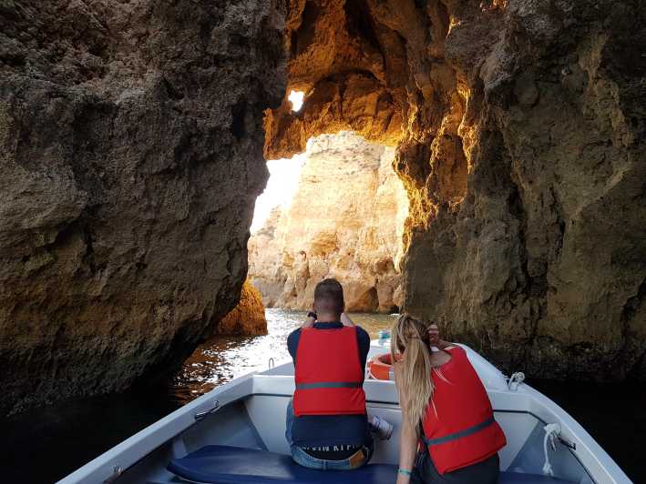 Lagos: Ponta da Piedade Grotto 1-Hour Tour with Local Guide - Leaving Lagos Marina for the cliffs